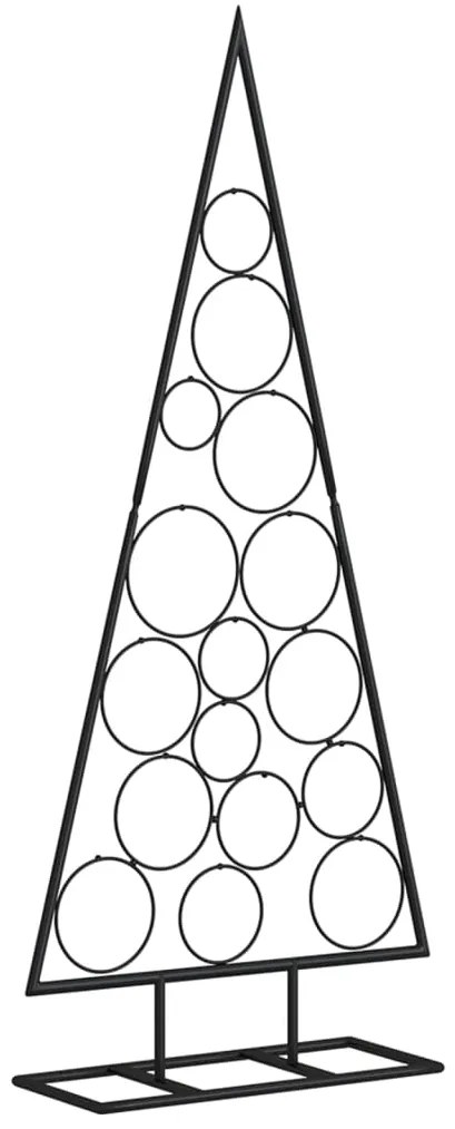 vidaXL Χριστουγεννιάτικο Δέντρο για Διακόσμηση Μαύρο 125 εκ. Μέταλλο