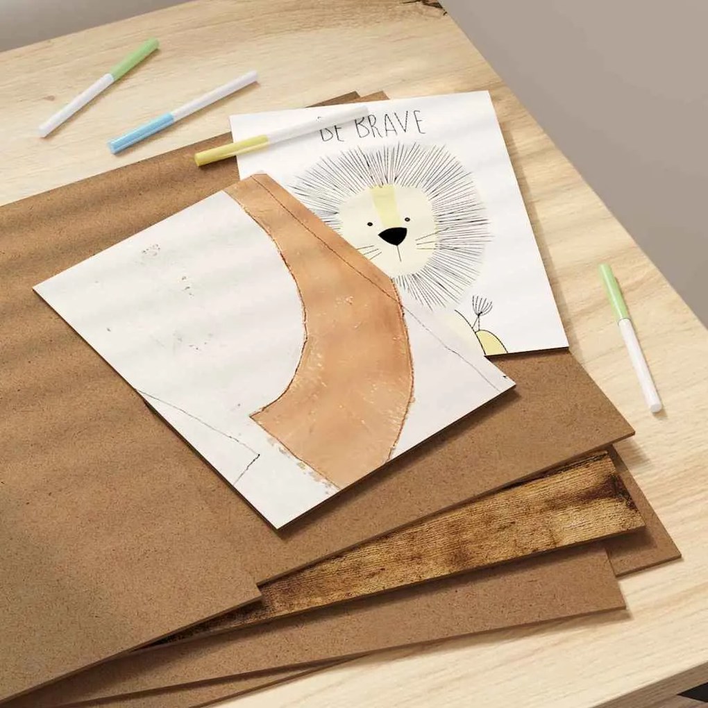 vidaXL Διακοσμητικά Πάνελ 50 pcs Καπνιστή δρυς 30 x 42 x 0.3 εκ