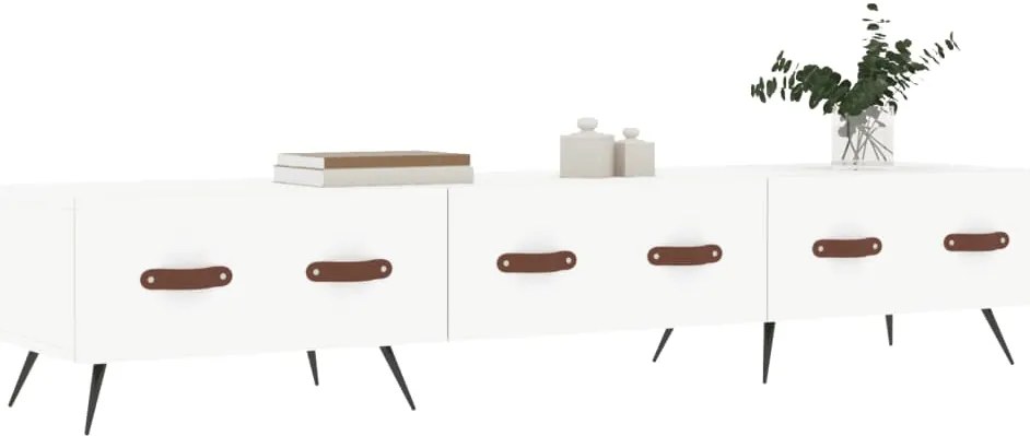 vidaXL Έπιπλο Τηλεόρασης Λευκό 150 x 36 x 30 εκ. Επεξεργασμένο Ξύλο
