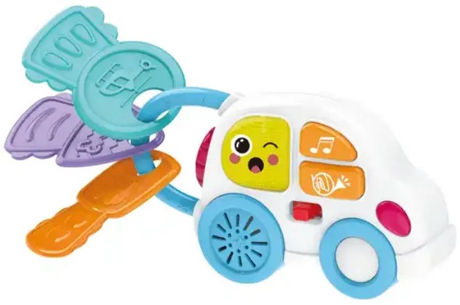 Βρεφικό Παιχνίδι Αυτοκίνητο Μπρελόκ με Ήχους &amp; Μασητικά