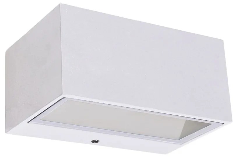 Φωτιστικό Τοίχου Gemini Small 5189102032 IP54 Led 4000K 6,5x8,9x14cm Matt White Lutec