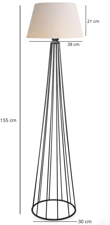ΦΩΤΙΣΤΙΚΟ ΔΑΠΕΔΟΥ FIRDO II PAKOWORLD Ε27 ΥΦΑΣΜΑ ΚΡΕΜΑ-ΜΕΤΑΛΛΟ ΜΑΥΡΟ Φ38X121ΕΚ