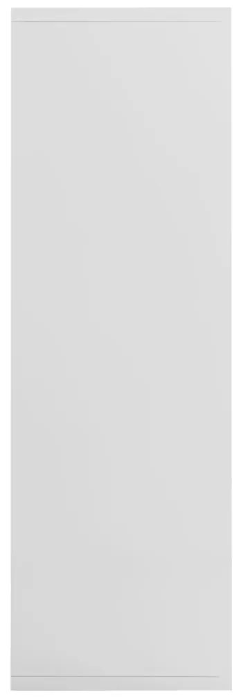 vidaXL Ραφιέρα / Βιβλιοθήκη Γυαλιστερό Λευκό 50x25x80 εκ. Επεξ. Ξύλο