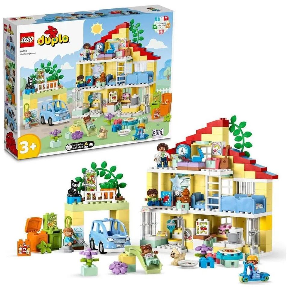 Family House 3in1 10994 Συναρμολογούμενο 218τμχ 3 ετών+ Multicolor Lego
