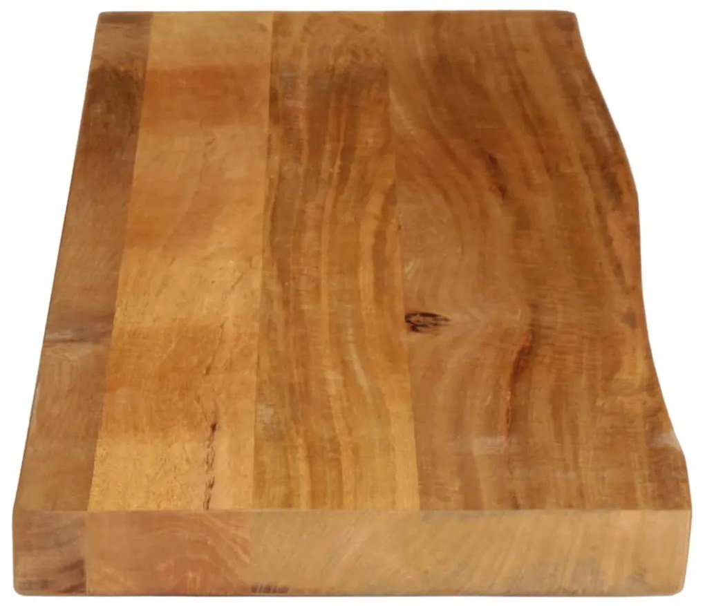 vidaXL Επιφάνεια Τραπεζιού 120x20x3,8 εκ. Live Edge Μασίφ Ξύλο Μάνγκο
