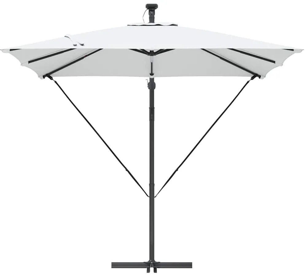 vidaXL Ομπρέλα Cantilever Banana Άμμος 249 x 249 x 250 εκ.