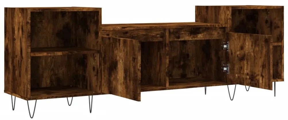 vidaXL Έπιπλο Τηλεόρασης Καπνιστή Δρυς 160x35x55 εκ. Επεξ. Ξύλο