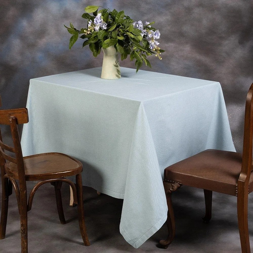 Τραπεζομάντηλο Luise Aqua Melinen 150X150 100% Cotton