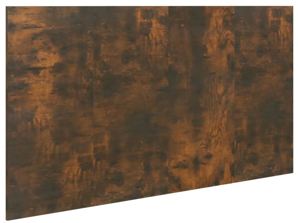 vidaXL Κεφαλάρι Κρεβατιού Καπνιστή Δρυς 160x1,5x80 εκ. Επεξεργασ. Ξύλο
