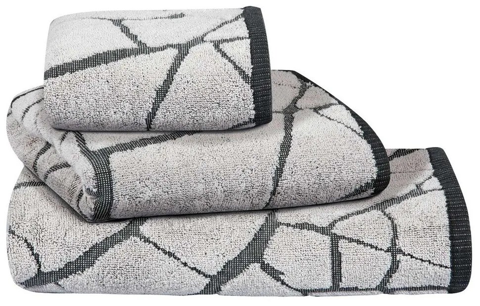 Πετσέτες 4086 (Σετ 3τμχ) Grey Greenwich Polo Club Towels Set 70x140cm 100% Βαμβάκι