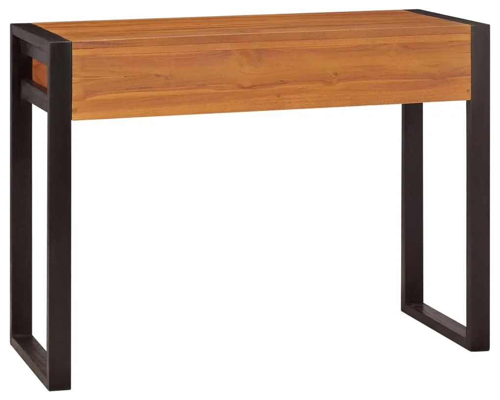 vidaXL Γραφείο με 2 Συρτάρια 100 x 40 x 75 εκ. Ανακυκλωμένο Ξύλο Teak
