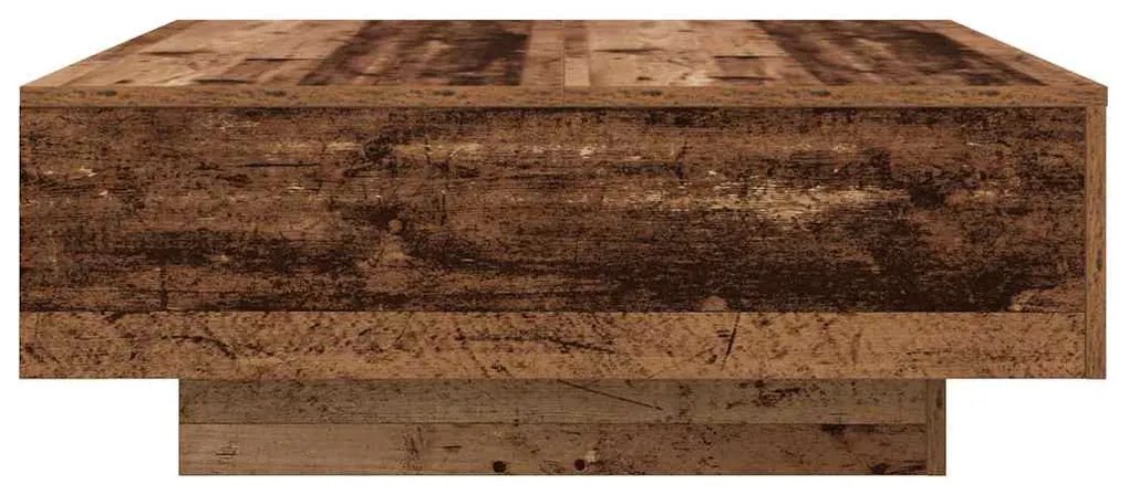 vidaXL Τραπεζάκι σαλονιού Παλιό Ξύλο και Μπλε 80 x 80 x 31 cm