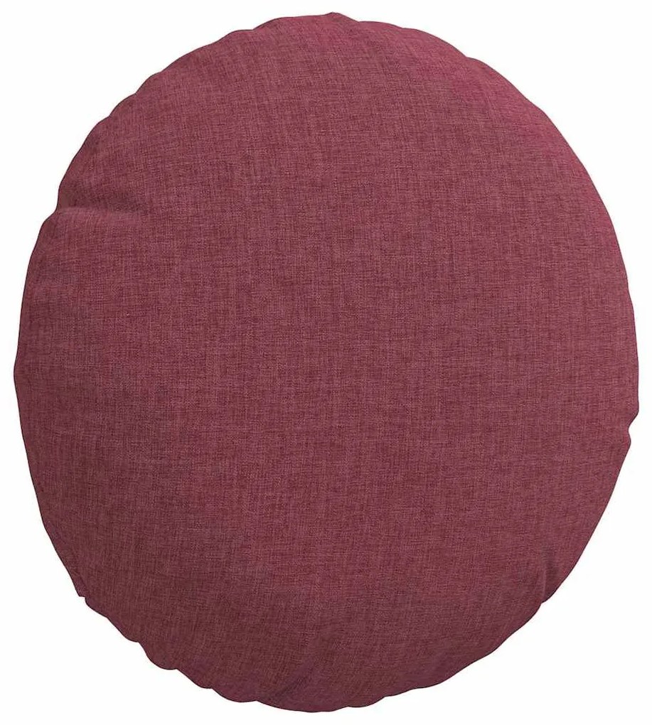 vidaXL Μαξιλάρια καθισμάτων 2 pcs Κόκκινο Ø30 x 13 εκ ύφασμα