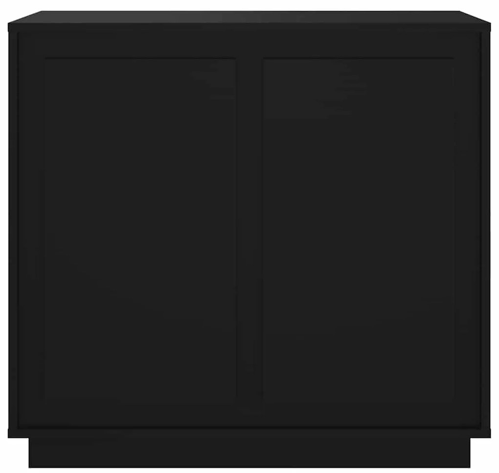 vidaXL Ντουλάπι Μαύρο 80 x 34 x 75 εκ. από Επεξεργασμένο Ξύλο