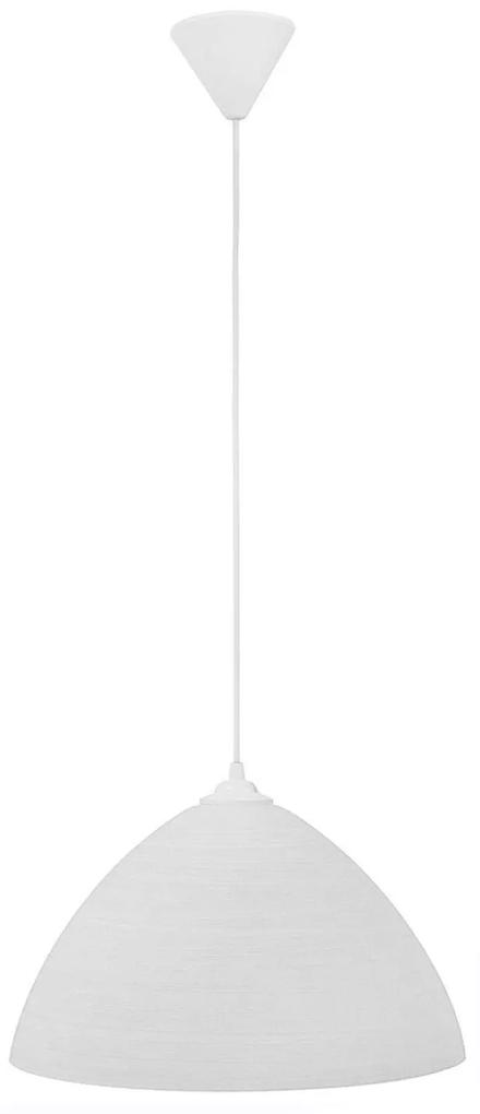 Φωτιστικό Οροφής GL-1010/35 1/L 02-0205 White Brush Heronia Κρύσταλλο,Μέταλλο