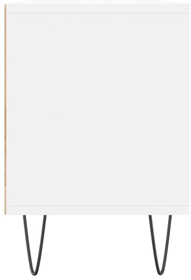 vidaXL Έπιπλο Τηλεόρασης Λευκό 150x30x44,5 εκ. Επεξεργασμένο Ξύλο