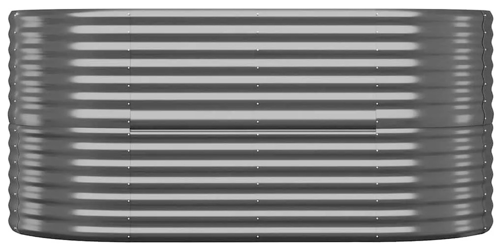 vidaXL Ζαρντινιέρα Ανθρακί 152x80x68 εκ Ατσάλι με Ηλεκτρ. Βαφή Πούδρας