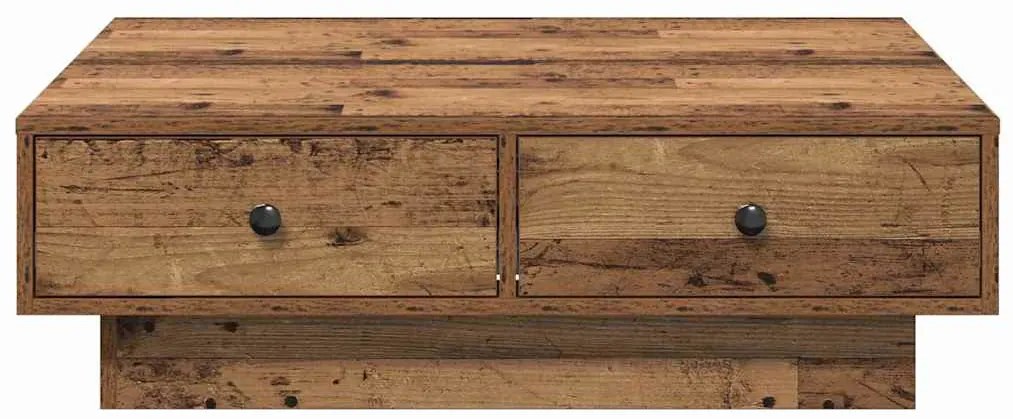 vidaXL Τραπεζάκι σαλονιού Παλαιό ξύλο 90 x 90 x 28 cm