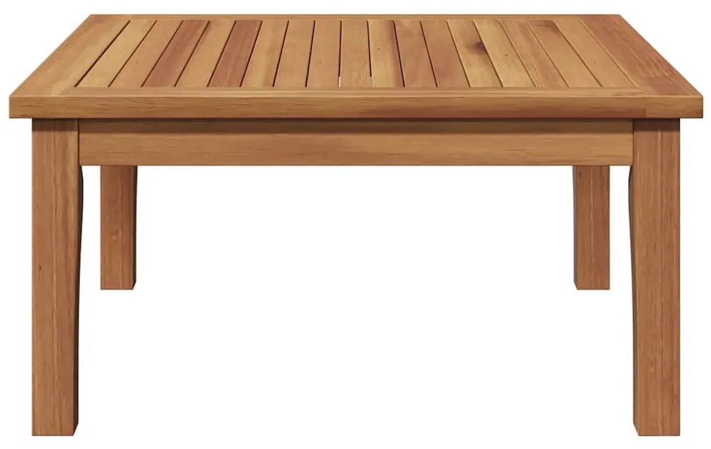 vidaXL Τραπέζι Κήπου Καφέ Μασίφ ξύλο teak