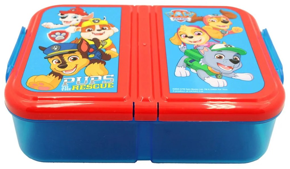 Φαγητοδοχείο Με Χωρίσματα 900ml (17x12.5x5.5) Gim Paw Patrol 555-26262