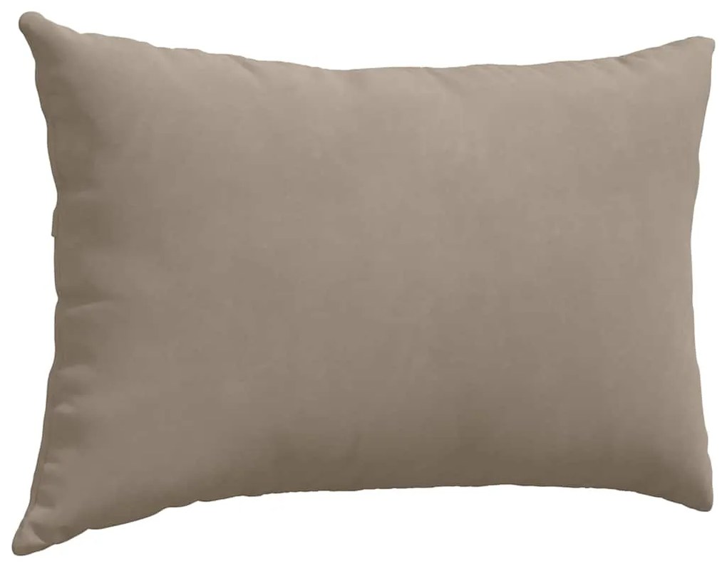 vidaXL Μαξιλάρι Καναπέ 2 pcs Taupe 60 x 40 cm ύφασμα
