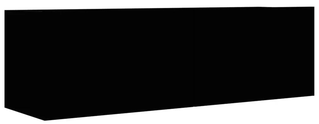 Έπιπλο Τηλεόρασης Μαύρο 100 x 30 x 30 εκ. από Μοριοσανίδα - Μαύρο