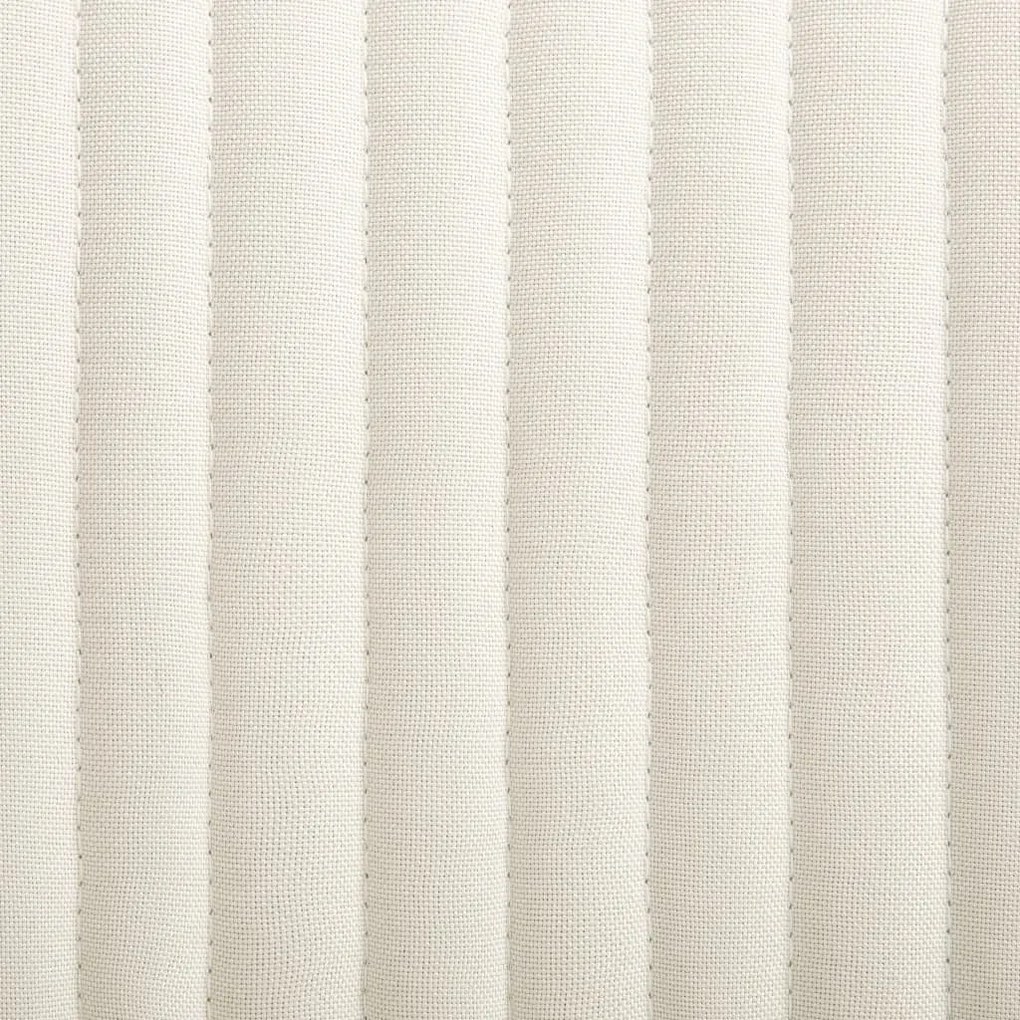 vidaXL Καρέκλες Τραπεζαρίας 2 τεμ. Κρεμ Υφασμάτινες