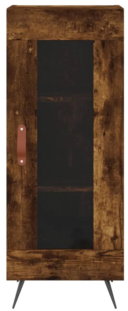 vidaXL Ντουλάπι Καπνιστή δρυς 34,5x34x180 εκ. από Επεξεργασμένο Ξύλο