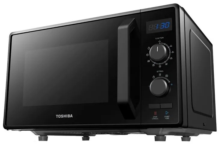 Φούρνος μικροκυμάτων Toshiba MW2-AG23PBK, 23L, 900W, Grill 1000W, Ψηφιακή οθόνη, Χρονοδιακόπτης, Μαύρο