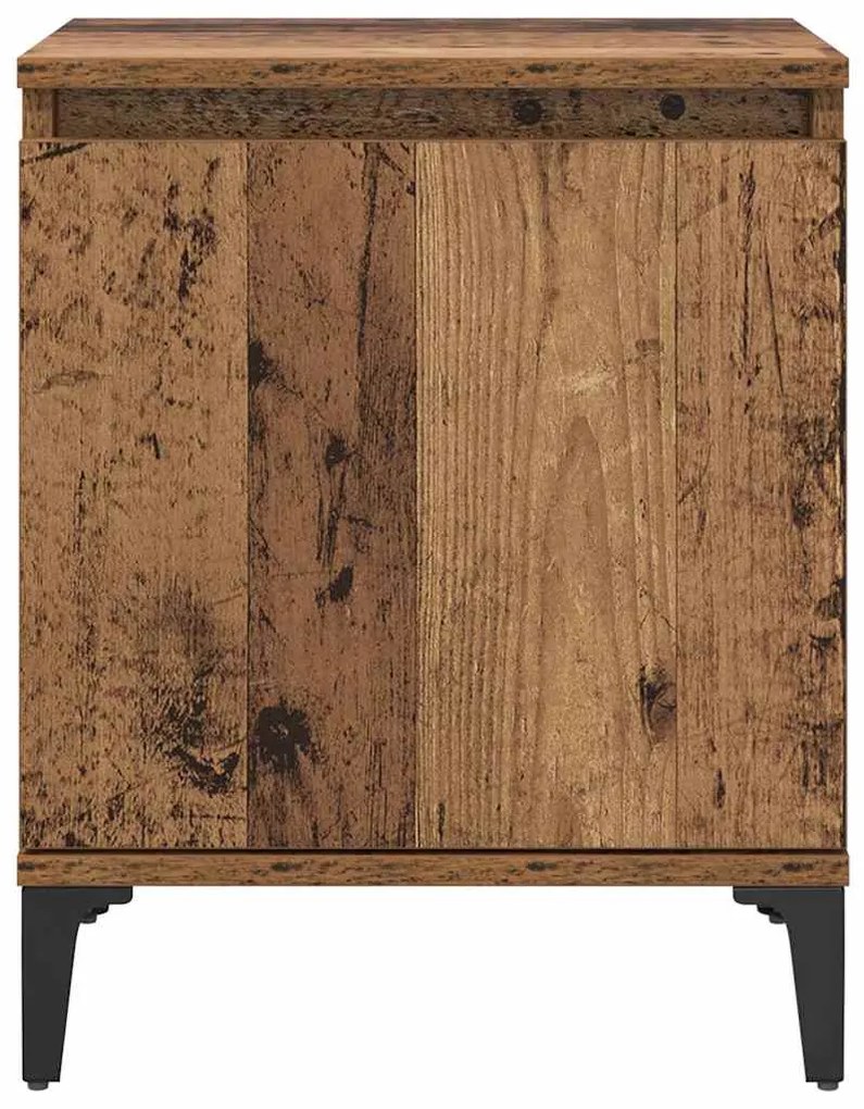 vidaXL Κομοδίνο Παλαιό ξύλο 40 x 30 x 50 cm Επεξεργασμένο ξύλο