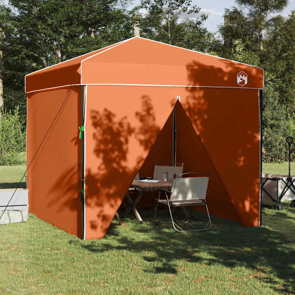 vidaXL Σκηνή Canopy Pop-up Πορτοκαλί 250 x 250 cm ύφασμα