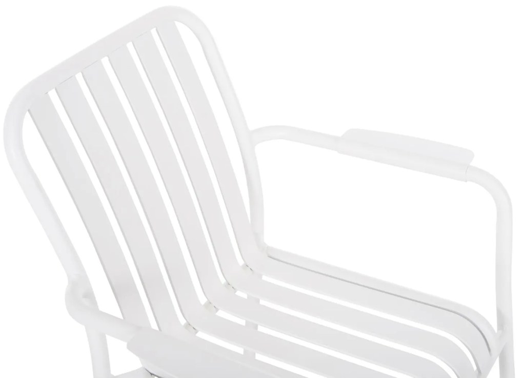 Σετ Κήπου Τραπεζαρία KRUM C21146 7 τεμ. Αλουμίνιο Λευκό 160x90x73 εκ.