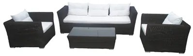 Bliumi  Σετ Καναπές 4 Τεμαχίων Bliumi Carla Αλουμίνιο Wicker BEST-41062872