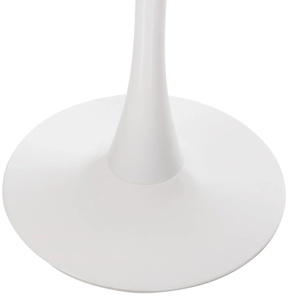 ΤΡΑΠΕΖΙ ΤΡΑΠΕΖΑΡΙΑΣ ROLLO HM9421.01 ΣΤΡΟΓΓΥΛΟ WHITE MARBLE Φ90x74Y εκ.