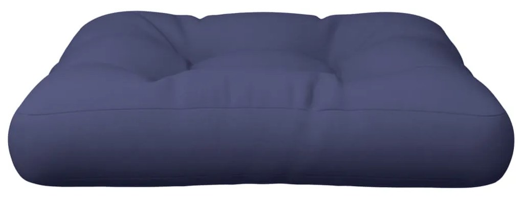 vidaXL Μαξιλάρι Παλέτας Ναυτικό Μπλε 60 x 61,5 x 10 εκ. Υφασμάτινο