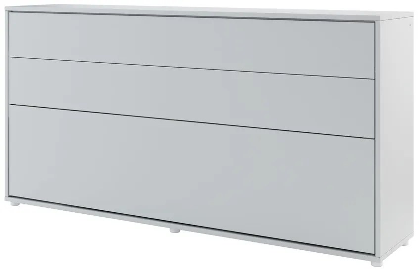 Σετ επίπλων Concept Pro Lenart AH144, Γκρι, Πλαστικοποιημένη μοριοσανίδα, Τάβλες για Κρεβάτι, 160x200, Ενιαίος, Με κρεβάτι, Με πρόσθετο εξοπλισμό