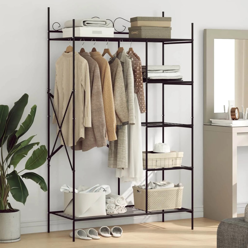 vidaXL Ανοιχτή Ντουλάπα με ράφι με αποθήκευση