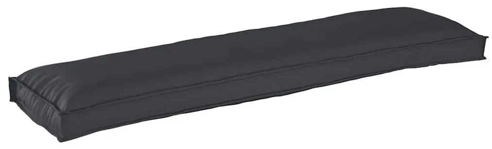 vidaXL Μαξιλάρι παλέτας για πάγκο Μαύρο 150 x 40 x 8 εκ. Ύφασμα Oxford