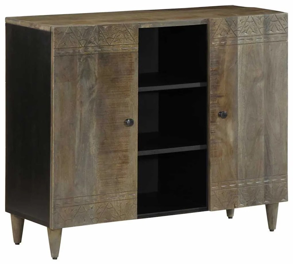 Sideboard 90x33x75 cm μασίφ ξύλο Mango