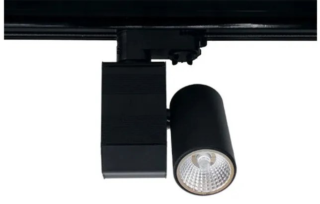 Σποτ Ράγας LED 13W Τριφασικό 3000K Φ5,5cm Miranda 55-1 Interlight 19564 Μαύρο