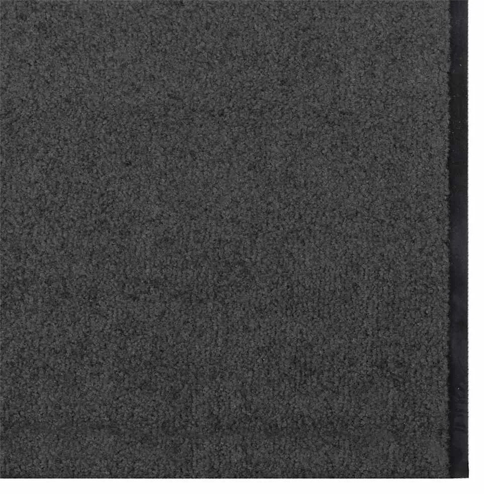 vidaXL Χαλάκι Εξώπορτας Ανθρακί και Μαύρο 120 x 350 εκ