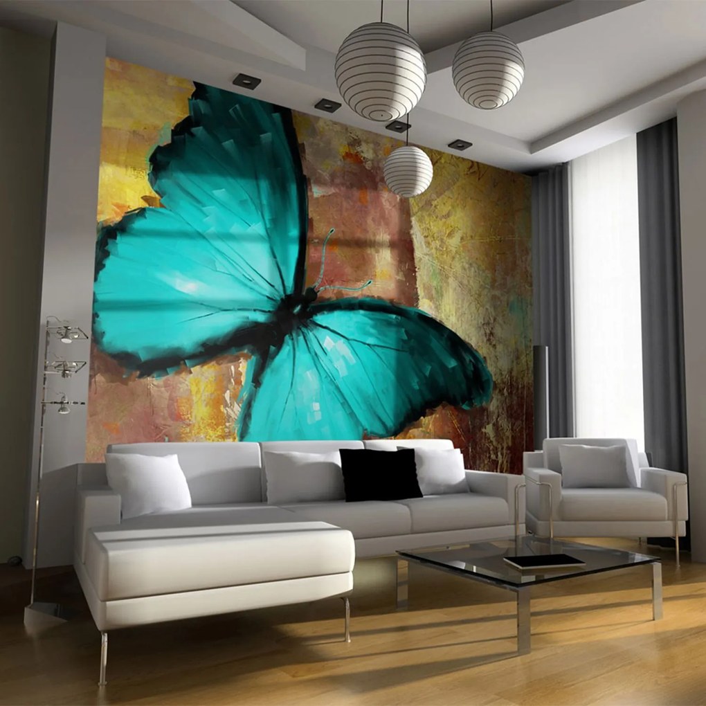 Φωτοταπετσαρία - Painted butterfly 350x270