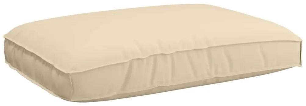 vidaXL Μαξιλάρι Μπεζ 120 x 80 x 12 cm Ύφασμα Όξφορντ