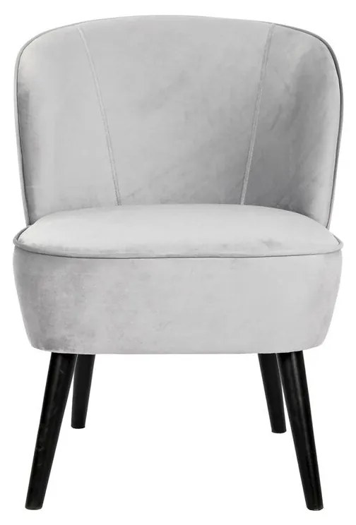 Κάθισμα DKD Home Decor Μαύρο Γκρι Ξύλο 59 x 66 x 76 cm