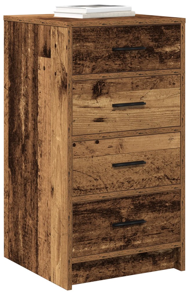 vidaXL μπουφές παλιό ξύλο 40x41x75 εκ