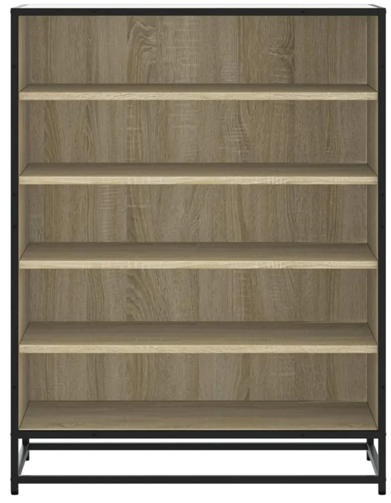 vidaXL Ντουλάπι παπουτσιών Sonoma Oak Κατασκευασμένο ξύλο και μέταλλο