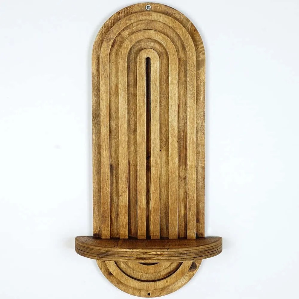 Ράφι Τοίχου 792EVL9070 20x9x40cm Walnut