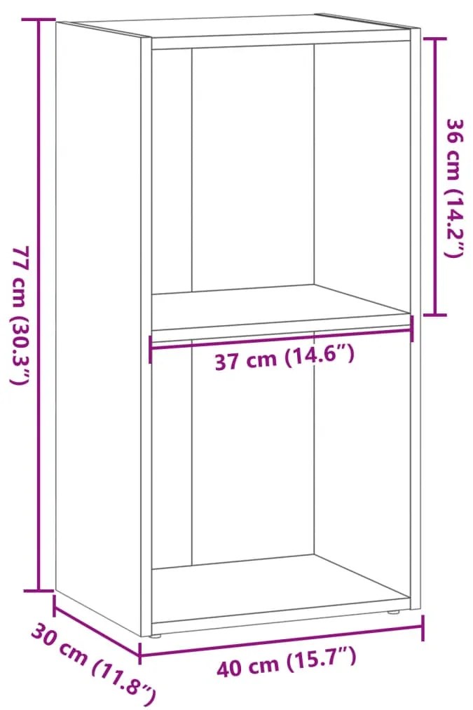 ΒΙΒΛΙΟΘΗΚΗ ΚΑΠΝΙΣΤΗ ΔΡΥΣ 40X30X77 ΕΚ. ΑΠΟ ΕΠΕΞΕΡΓΑΣΜΕΝΟ ΞΥΛΟ 857862