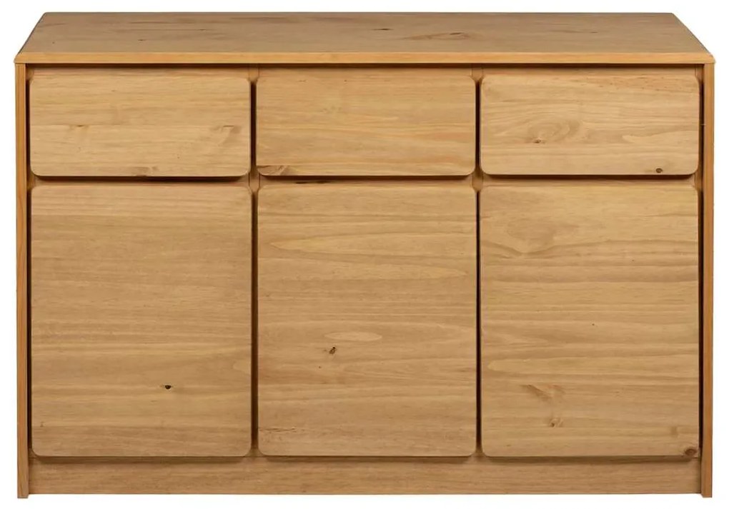 vidaXL Μπουφές SAUDA Δρυς 114x43x75,5 εκ. από Μασίφ Ξύλο Πεύκου