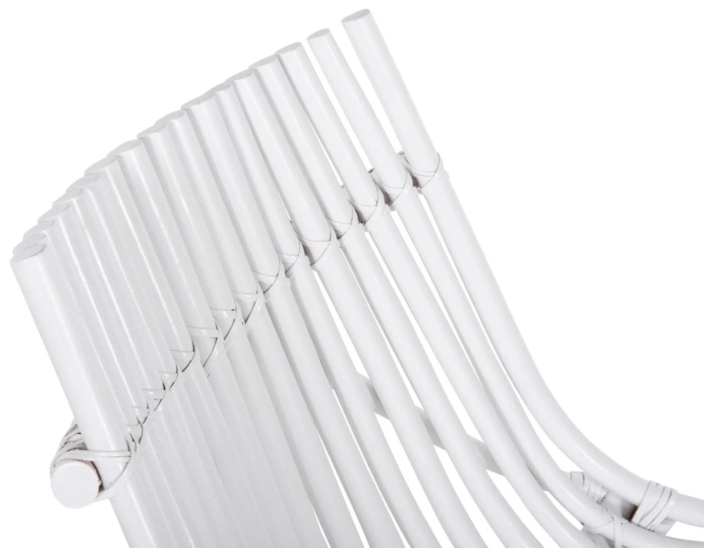 Καρέκλα CELLION C9812.03 Ράβδοι Rattan σε Λευκό Xρώμα 76x72x83Υεκ. 76x72x83 εκ.